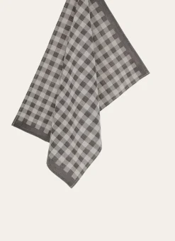 New Bouchara TORCHON À CARREAUX TEVY GRIS