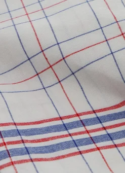 Sale Bouchara TORCHON EN COTON À CARREAUX MULTICOLORE