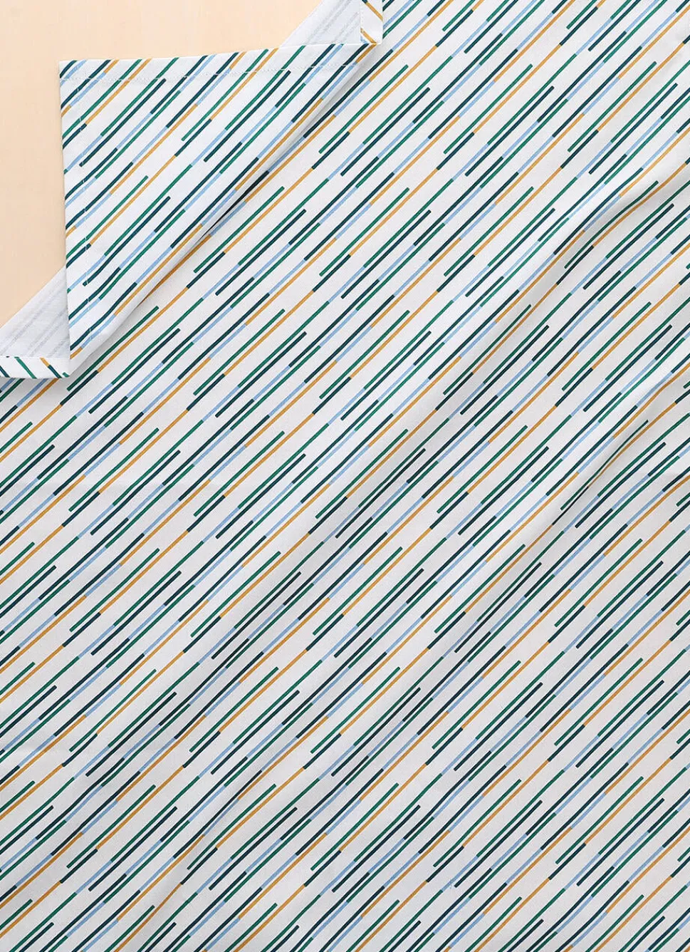 Hot Bouchara TORCHON EN COTON À RAYURES COMY MULTICOLORE