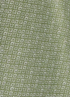 Clearance Bouchara TORCHON EN COTON MINI MOTIFS KAKI