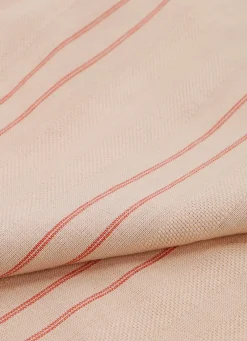 Best Bouchara TORCHON EN COTON TEXTURÉ AVEC RAYURES rouge