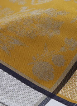 Sale Bouchara TORCHON EN JACQUARD DE COTON INTZ OCRE