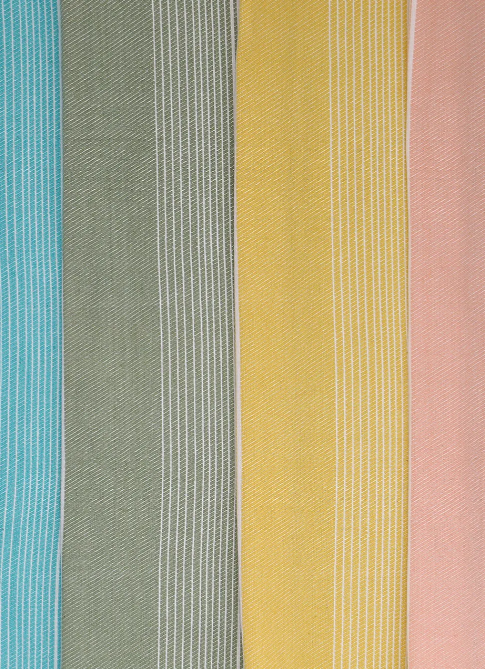 Best Bouchara TORCHON TISSÉ FIL TEINT RAYÉ LAGON