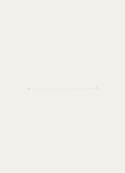 Hot Bouchara TRINGLE À VITRAGE EXTENSIBLE AVEC EMBOUTS BOULES BLANC