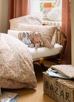 Bouchara TROUSSE EN COTON MATELASSÉ MOTIF VÉGÉTAL JAISA MULTICOLORE