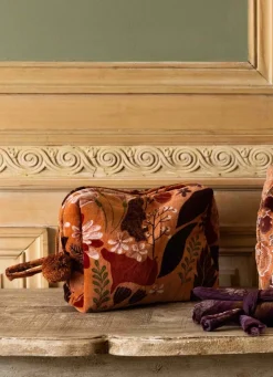 Hot Bouchara TROUSSE GRAND FORMAT EN VELOURS SOLAL TERRACOTA