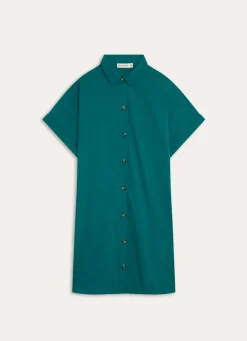 Discount Bouchara TUNIQUE MANCHES COURTES EN COTON TWILL EMERAUDE