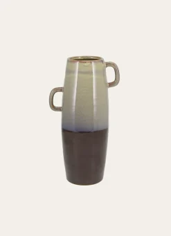 Clearance Bouchara VASE AMPHORE BICOLORE BRUN