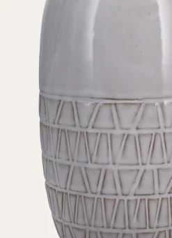 Hot Bouchara VASE CIME BLANC / GRISE