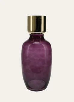 Hot Bouchara VASE COLORÉ DORÉ VIOLET