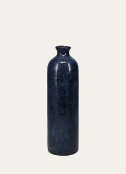 Clearance Bouchara VASE EMAILLÉ EN HAUTEUR BLEU