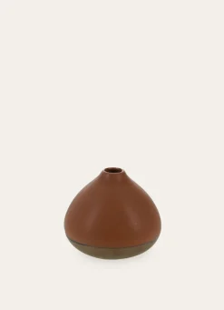 Outlet Bouchara VASE EN GRÈS FORME MENHIR MULTICOLORE/MARRON