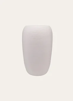 Outlet Bouchara VASE EN TERRE-CUITE EMBOSSÉ POINÇON BLANC