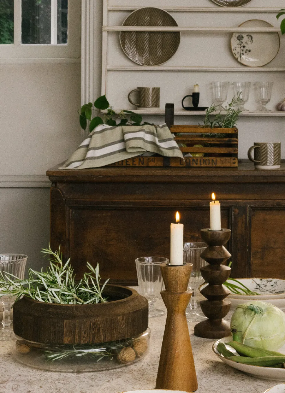 Online Bouchara VASE EN VERRE AVEC FOURREAU EN BOIS TRANSPARENT/MARRON