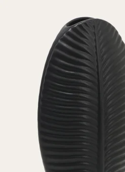 New Bouchara VASE FEUILLE EN CERAMIQUE Noir