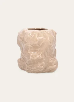 Sale Bouchara VASE FORME IRRÉGULIÈRE EN DOLOMITE (PETIT MODÈLE) BEIGE