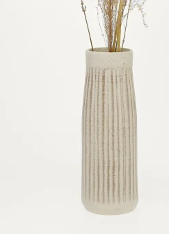 Discount Bouchara VASE MATE EN FAIENCE ECRU VIEILLI