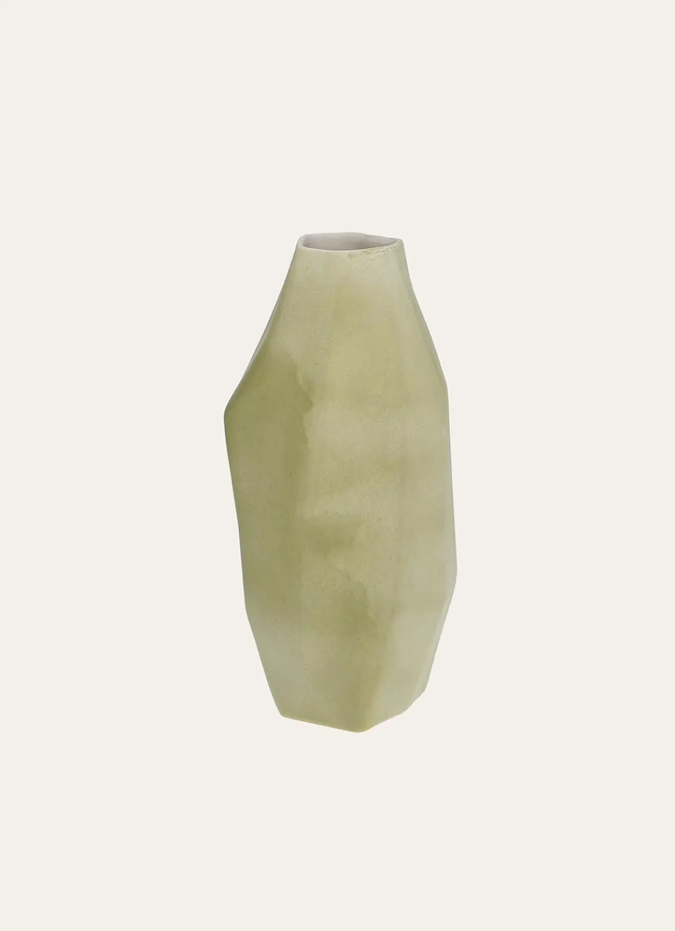 New Bouchara VASE MULTIPLES FACETTES vert