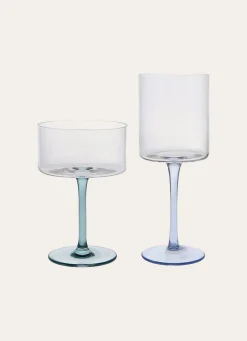 New Bouchara VERRE À VIN SUR PIED ALVIN BALTIQUE