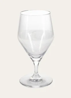 New Bouchara VERRE A PIED BAS EN CRISTALLIN TRANSPARENT