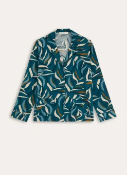 Clearance Bouchara VESTE DE PYJAMA EN VISCOSE CLEM vert