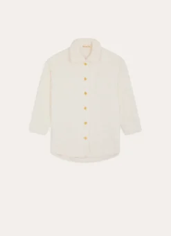 Sale Bouchara VESTE POLAIRE EMBOSSÉE CNOOD ECRU