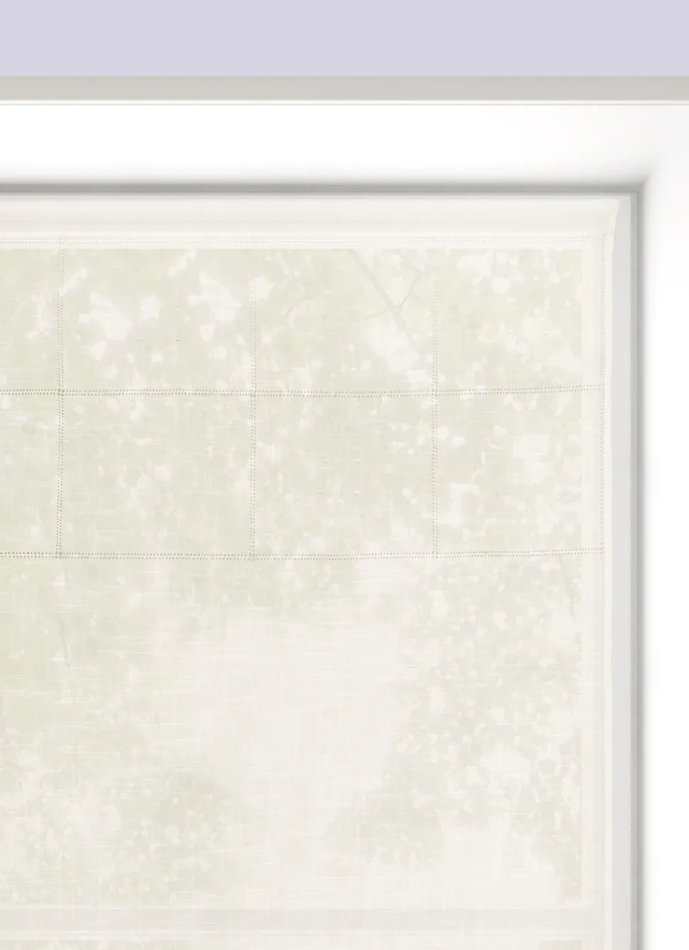 Outlet Bouchara VITRAGE AJOURÉ ET BRODÉ 90 X 120 CM BLANC