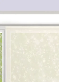 Bouchara VITRAGE BRODÉ FLORAL 90 X 120CM IVOIRE