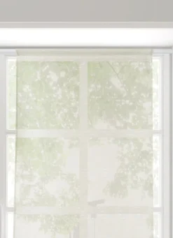 Best Bouchara VITRAGE RAYURES HORIZONTALES EN RELIEF 60 X 120CM ECRU