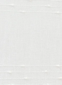 Discount Bouchara VITRAGE RAYURES HORIZONTALES EN RELIEF 90 X 160CM BLANC