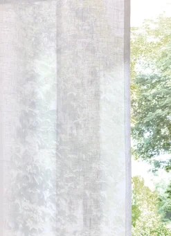 New Bouchara VOILAGE UNI EN LIN BLANC