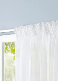 Online Bouchara VOILAGE UNI GRANDE HAUTEUR 300 CM BLANC